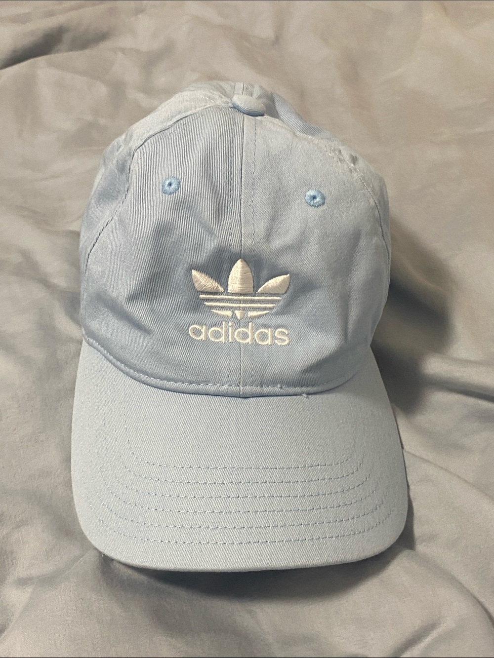 adidas Light Blue Trefoil Cap